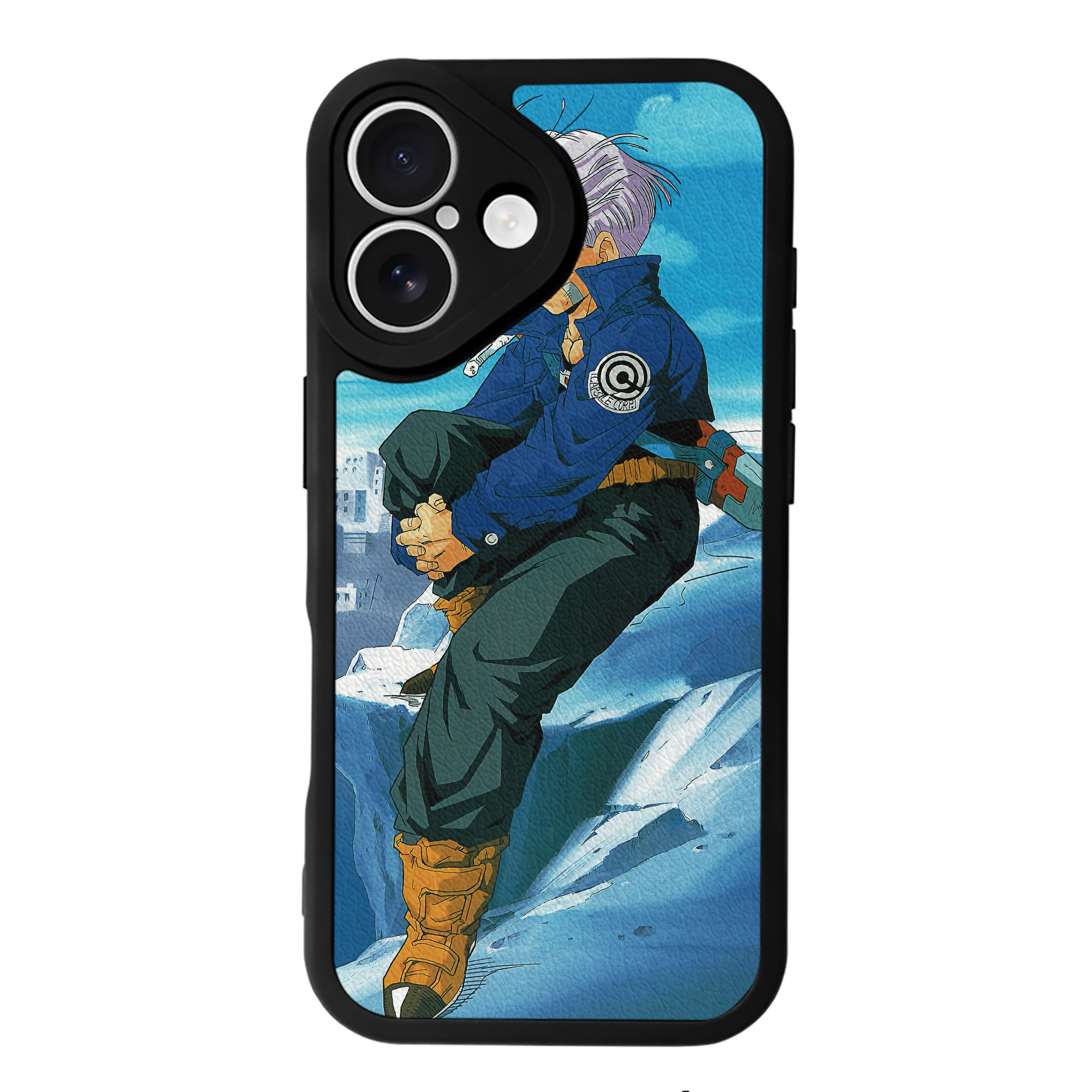 （画像用） ドラゴンボール DRAGON BALL 【iPhone 16シリーズ対応】シリコンスマホケース（レザー調） 材質：シリコン